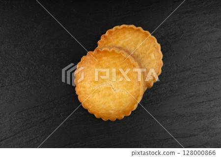 Netherlands traditional cookies, Holland almond filled cake, Dutch marzipan pastry, Gevulde koek 128000866