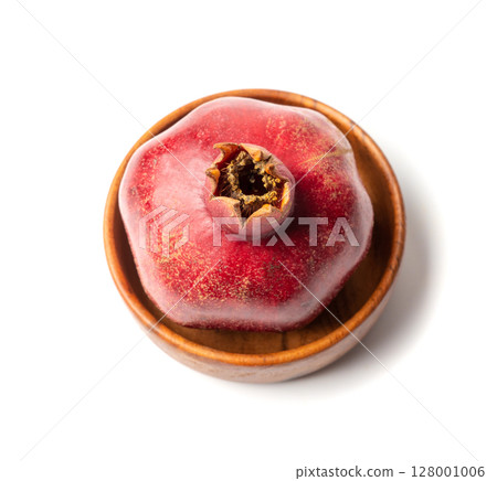 Pomegranate Isolated, Red Ripe Fruit, Fresh Sweet Organic Pomegranates Pomegranate Isolated, Red Ripe Fruit, Fresh Sweet Organic Pomegranates 128001006