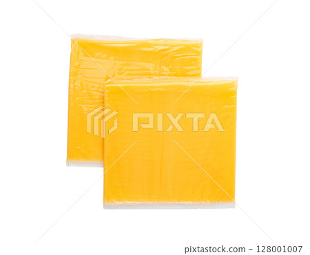 American cheese, processed cheese slice, wrapped thin yellow cheddar in a plastic package American cheese, processed cheese slice, wrapped thin yellow cheddar in a plastic package 128001007