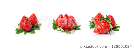 Fresh strawberry pile isolated, whole ripe straw berries, red juicy imperfect strawberri Fresh strawberry pile isolated, whole ripe straw berries, red juicy imperfect strawberri 128001024
