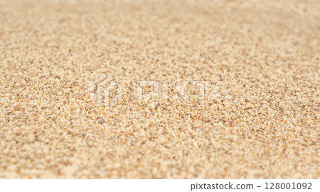 Milk thistle seeds powder, crushed silybum marianum grains pile, milled dry blessed milkthistle Milk thistle seeds powder, crushed silybum marianum grains pile, milled dry blessed milkthistle 128001092