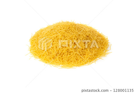 Raw vermicelli, gold soup pasta, small scattered homemade noodles, thin macaroni 128001135