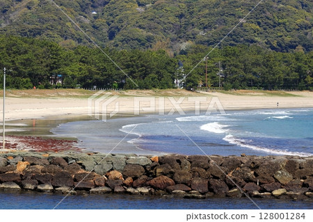 伊豆半島 南伊豆町 弓濱 伊豆半島 南伊豆町 弓濱 128001284