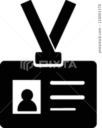 Employee Badge with Lanyard 128001378