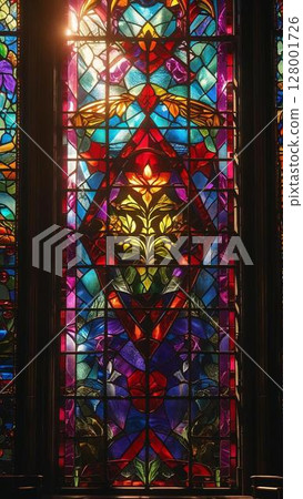 Background material_stained glass Background material_stained glass 128001726