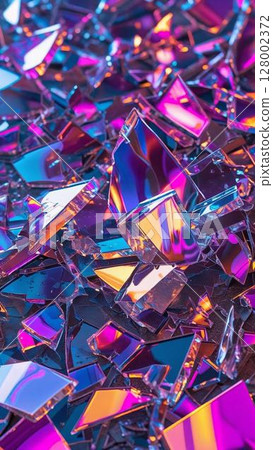背景素材_夢幻玻璃碎片(紫色) 背景素材_夢幻玻璃碎片(紫色) 128002372