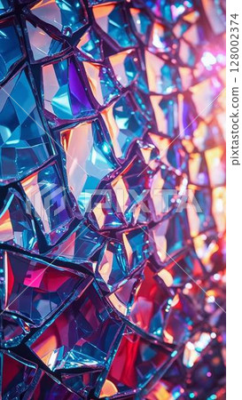 背景素材_夢幻玻璃碎片(紫色) 背景素材_夢幻玻璃碎片(紫色) 128002374