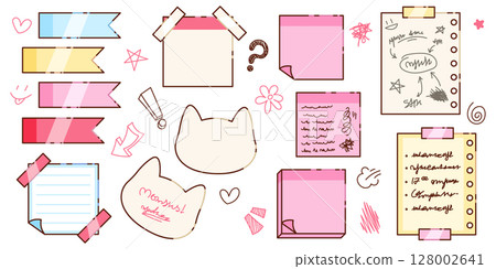 Cute memo note collection 128002641