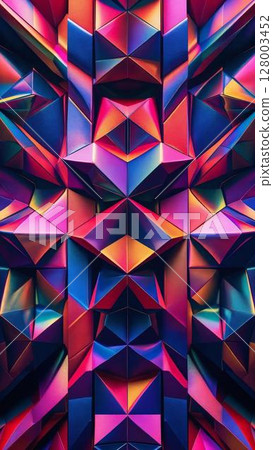 背景材質_幾何圖案紋理 128003452