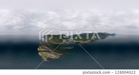 2025年5月,台灣東北海岸鼻頭角神社區,絕美的空中景色,360度絕美的景色 2025年5月,台灣東北海岸鼻頭角神社區,絕美的空中景色,360度絕美的景色 128004022