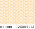 [Traditional Japanese pattern] Kanoko seamless pattern (yellow) 128004118