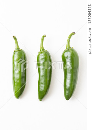 Jalapeno on a white background Jalapeno on a white background 128004338