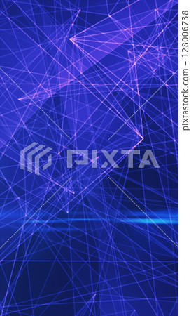 Digital network background with intersecting glowing purple lines on a dark blue backdrop Digital network background with intersecting glowing purple lines on a dark blue backdrop 128006738