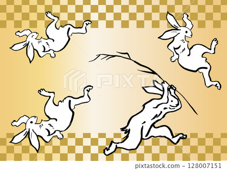 兔子 - Choju Jinbutsu Giga 風格插圖集 128007151