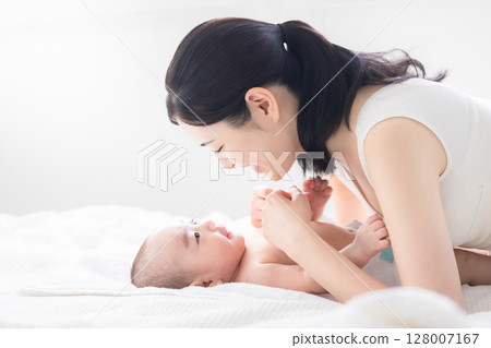 Baby and mother Baby and mother 128007167