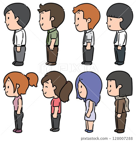 vector set of business person vector set of business person 128007288