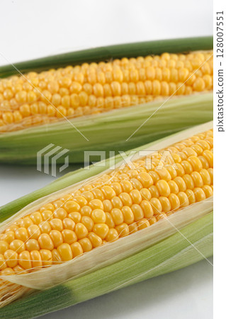 新鮮的玉米 新鮮的玉米 128007551