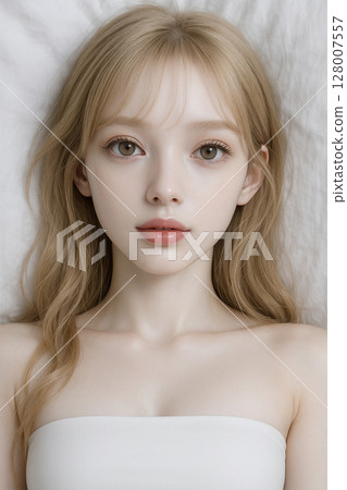 年輕女性的美麗形象 年輕女性的美麗形象 128007557