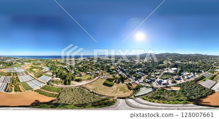Northern part of the coast of Japan now has a beautiful view of the sky, 360 degree scenery Northern part of the coast of Japan now has a beautiful view of the sky, 360 degree scenery 128007661
