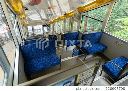 Inside the cable car 128007708