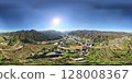Mountain scenery in Shuangxi District, New Taipei City, Taiwan, in the spring of 2025, 360-degree panoramic photo 128008367