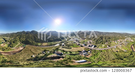 Mountain scenery in Shuangxi District, New Taipei City, Taiwan, in the spring of 2025, 360-degree panoramic photo Mountain scenery in Shuangxi District, New Taipei City, Taiwan, in the spring of 2025, 360-degree panoramic photo 128008367