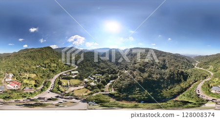 2025年春天的天空,台灣基隆市皖南區360度風景 2025年春天的天空,台灣基隆市皖南區360度風景 128008374