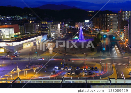 Oita Station South Exit (Illumination) 128009429