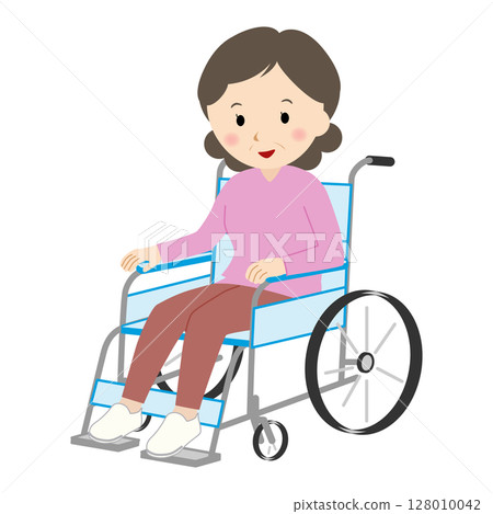Woman in a wheelchair 128010042
