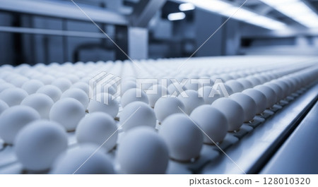 Fluffy golden omelet with sauteed mushrooms, fresh spinach, and creamy cheese on a plate Fluffy golden omelet with sauteed mushrooms, fresh spinach, and creamy cheese on a plate 128010320