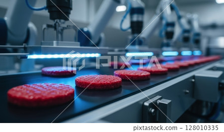 Fluffy golden omelet with sauteed mushrooms, fresh spinach, and creamy cheese on a plate Fluffy golden omelet with sauteed mushrooms, fresh spinach, and creamy cheese on a plate 128010335