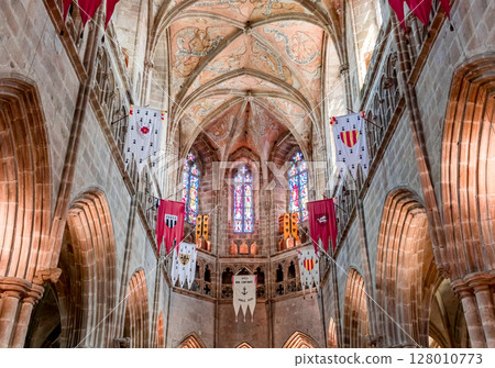 Saint Tugdual cathedral, Treguier, brittany, france Saint Tugdual cathedral, Treguier, brittany, france 128010773