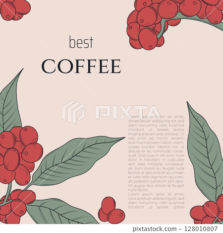 coffee promotion design 128010807