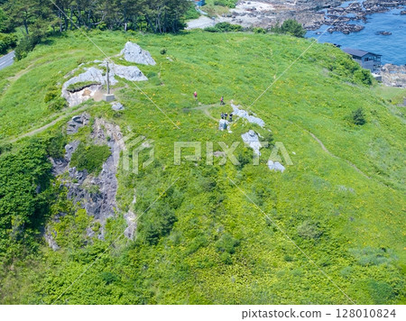 鳥瞰青森縣花海岬－種差海岸 128010824