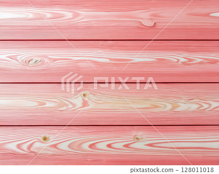 Red painted wooden wall background material 128011018