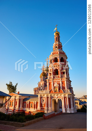 Stroganov Church at Evening in Nizhny Novgorod Stroganov Church at Evening in Nizhny Novgorod 128011086