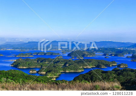 [長崎縣]晴朗的九十九島（佐世保九十九島旅遊公園） 128011228