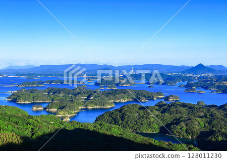 [長崎縣]晴朗的九十九島（佐世保九十九島旅遊公園） 128011230