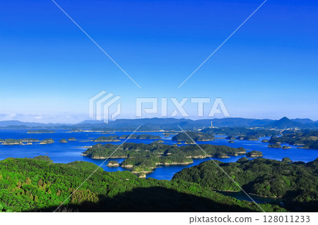 [長崎縣]晴朗的九十九島（佐世保九十九島旅遊公園） 128011233