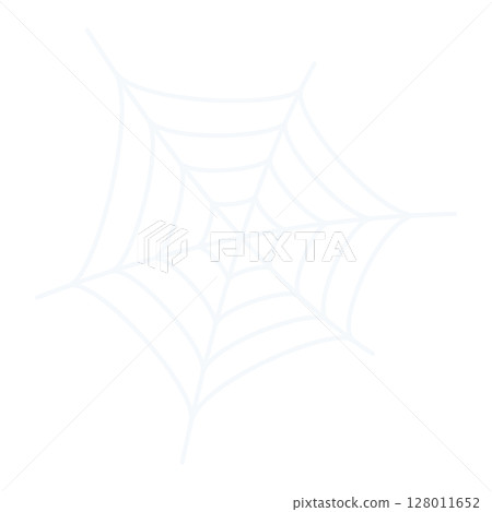 簡單的半透明蜘蛛網線圖示-萬聖節和恐怖圖像和設計零件材料 128011652