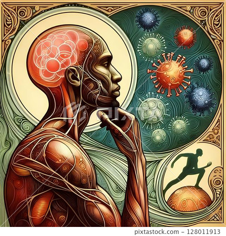 humanity's ongoing battle against viruses 128011913