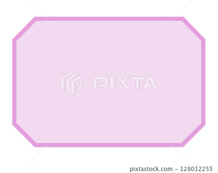 Pink octagonal frame material (rectangle) Pink octagonal frame material (rectangle) 128012255