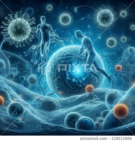 humanity's ongoing battle against viruses 128012666