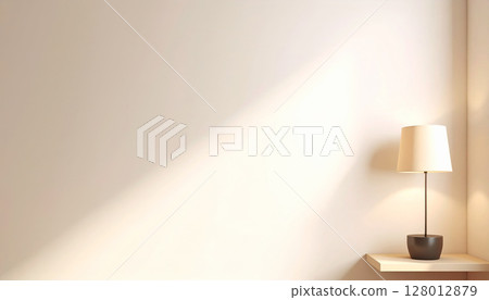 簡單的室內燈光背景材料 128012879