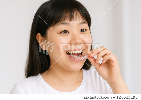 咬嘴矯正圖片 咬嘴矯正圖片 128013193