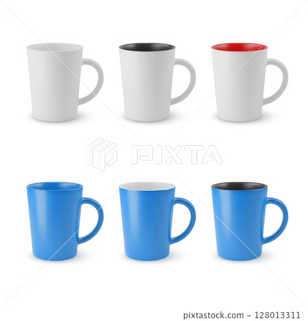 Set of Empty Cups 128013311