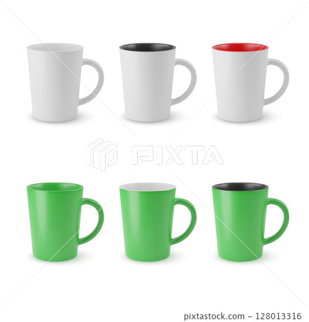 Set of Empty Cups 128013316