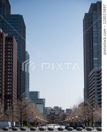 Miyuki Street on a sunny day Miyuki Street on a sunny day 128013897