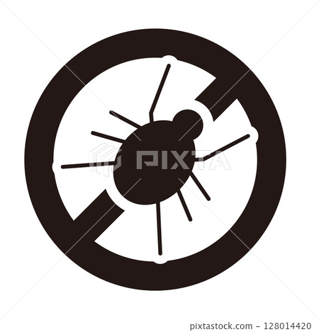 Tick prevention illustration icon 128014420