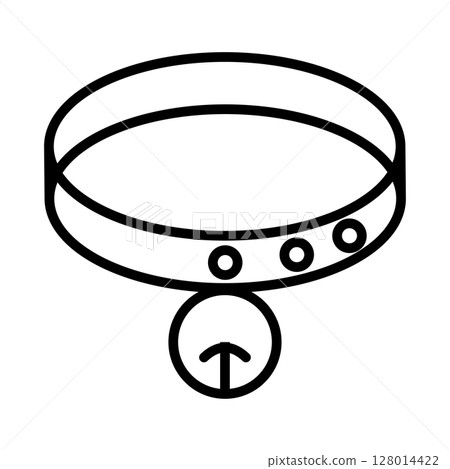 帶鈴鐺的項圈插圖 128014422